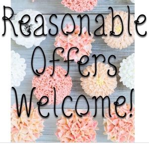 Reasonable offers welcome!